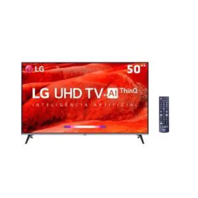 Smart TV 50" LG ThinQ AI 4K 50UM7510 | R$1.805