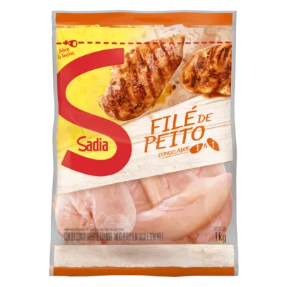 Filé de Peito de Frango Zip SADIA Pacote 1kg