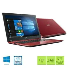 Notebook Acer A515-41G-1480 AMD A12 2.7Ghz 8GB RAM 1TB HD AMD Radeon RX 540 de 2GB 15.6" Windows 10 por R$2429 (ganhe R$364 pagando com AME)