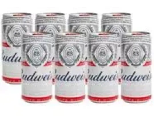 Kit 8 Cervejas Budweiser American Lager Lata - 269ml