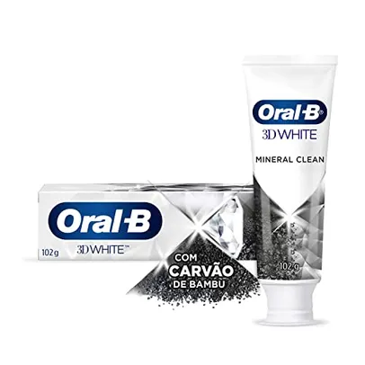 [Recorrência] Creme Dental Oral-B 3D White Mineral Clean Fresh Mint 102g, Oral B