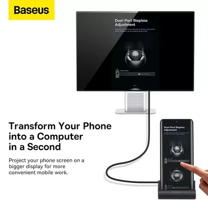 Baseus HUB USB-C Para 3.0 HDMI-compatible Docking Station Dex