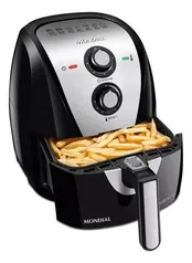 Fritadeira Sem Óleo Air Fryer Af-55i 5,5l Preto e Inox 127V Mondial