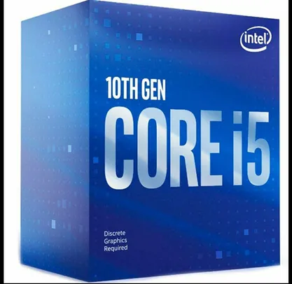 Processador Intel Core i5 10400F 2.90GHz (4.30GHz Turbo), 10ª Geração | R$969