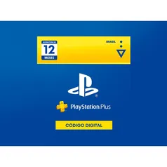 PlayStation Plus: 12 Meses de Assinatura