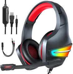 POTIKA J6 7.1 Fones De Ouvido Para Jogos Com Som Estéreo Surround | R$ 195