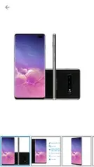 Smartphone Samsung Galaxy S10+ 128GB Preto 4G - 8GB RAM Tela 6,4” Câm. Tripla + Selfie Dupla | R$3779