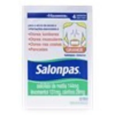 SALONPAS ADESIVO DOR MUSCULAR GRANDE 4 UNIDADES