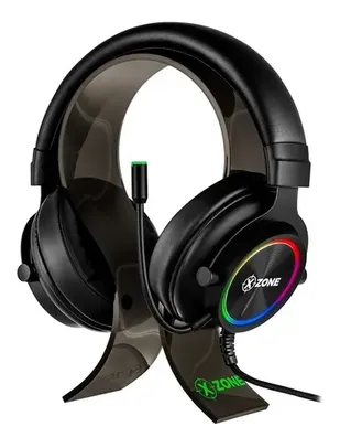 Headset Gamer Ghs-01 Com Suporte Luz Rgb Led Xzone