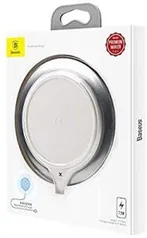 Carregador sem Fio por Indução, Baseus, Metal, WXJS-AS2, 10W, Branco