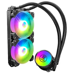 Moniss 240 Caixa de PC de peça única Water Cooler com RGB 120mm Ventiladores silenciosos CPU Liquid 