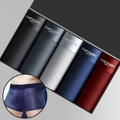 [ Conta Nova R$ 21.78 ] Kit 4 Cuecas masculina homem undrewear respirável boxershorts