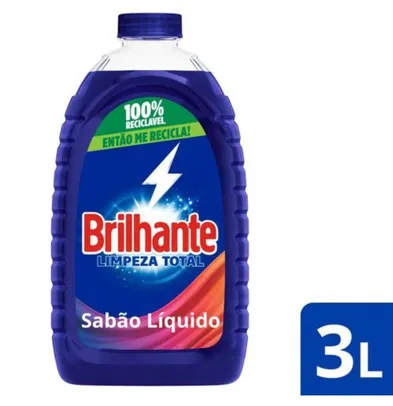 Sabão líquido Brilhante 3 litros