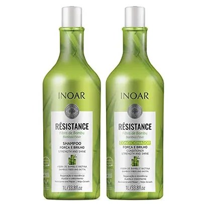 [REC] Kit Shampoo Inoar + Condicionador 1 litro Resistance Bambu