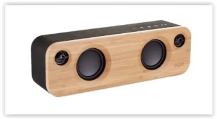 Caixa de Som Portátil House Of Marley Get Together Mini, Bluetooth, 12W, USB-C, Preto - FKAM00000600FGR