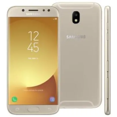 Smartphone Samsung Galaxy J5 Pro Dourado 32GB, Tela 5.2", Android 7.0, Câmeras de 13MP com Flash LED, Dual Chip, Processador Octa Core e 2GB de RAM - R$ 808