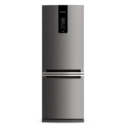 Geladeira Brastemp Frost Free Inverse 460 litros cor Inox com Freeze Control Advanced - BRE59AK