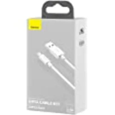 Kit 2x Cabo Lightning Baseus 1.5M 2.4A Rápido Compatível Com Iphone 6, 7, 8, X, XR, XS 