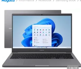 Notebook Samsung Book Intel Core i3 4GB 1TB