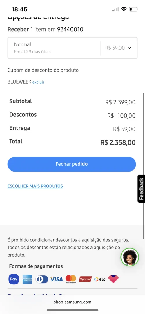 Imagen na descrição da promoção