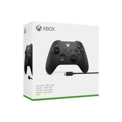 [NOVOS USUÁRIOS] Controle Sem Fio Xbox Series S | X + Cabo Usb-C - R$ 350