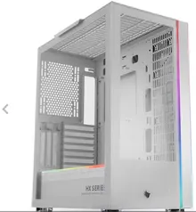 GABINETE GAMER PICHAU HX600, RGB, FULL-TOWER, LATERAL DE VIDRO, BRANCO, PG-HX6-WH01