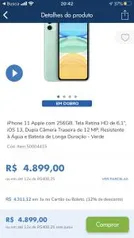 iPhone 11 Apple com 256GB - R$4311