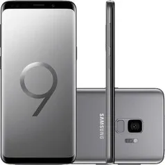 (R$2.144 com AME) Smartphone Samsung Galaxy S9 Dual Chip Android 8.0 Tela 5.8" Octa-Core 2.8GHz 128GB 4G Câmera 12MP - Cinza - R$2.357