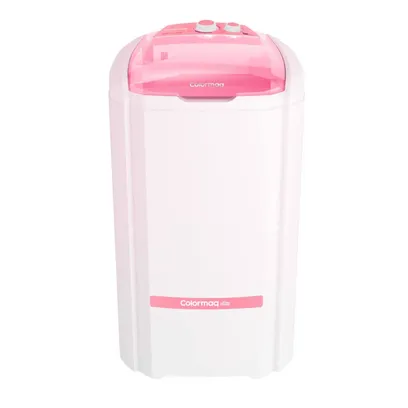 Foto do produto Colormaq Maquina De Lavar Roupa Semi Automatica Tanquinho 18kg LCS18 Rosa 220V