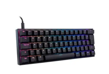 Teclado Mecânico Gamer Husky Gaming Blizzard, 60%, RGB, Switch Gateron Blue, ABNT2, Preto - HGMO024