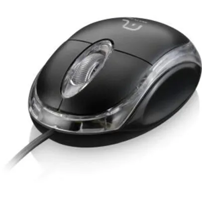 Mouse Multilaser Optico Classic Preto 1200 Dpi Preto Usb - MO179