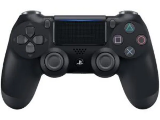 Controle para PS4 Sem Fio Dualshock 4 Sony - Preto | R$197