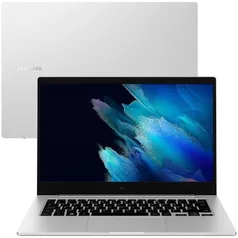 Notebook Samsung Galaxy Book Go Snapdragon 7c 4GB 128GB SSD Tela 14” Windows 11 Home + Office 1 ano