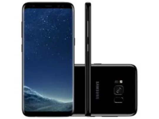 Samsung Galaxy S8 64GB Preto Dual Chip - 4G Câm. 12MP + Selfie 8MP Tela 5.8” Quad HD