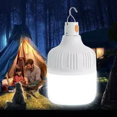 [Novas Contas R$4,99] Lanterna Led Portátil Recarregável Para Acampamento 60W 700Horas