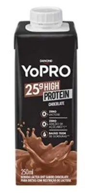 [Prime] 5 Unidades Bebida Láctea com 25g de Proteína Chocolate Yopro 250ml R$23