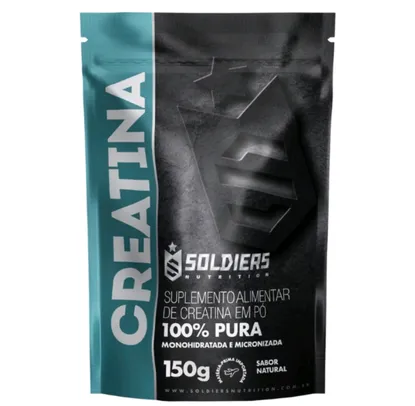 Creatina Monohidratada 150g - 100% Pura Importada - Soldiers Nutrition  