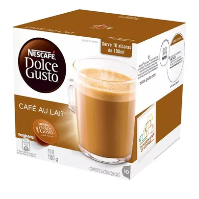 Capsula Cafe Au Lait 100g Dolce Gusto