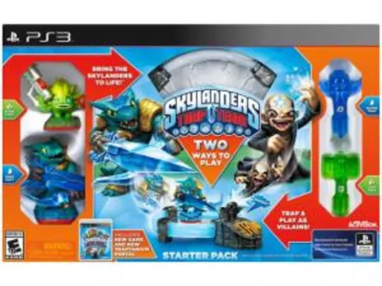 Skylanders Trap Team Starter Pack - para PS3 Activision 2 Unidades R$ 38