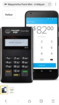 Maquininha Point Mini - A Máquina De Cartão Do Mercado Pago SEM ALUGUEL | R$12