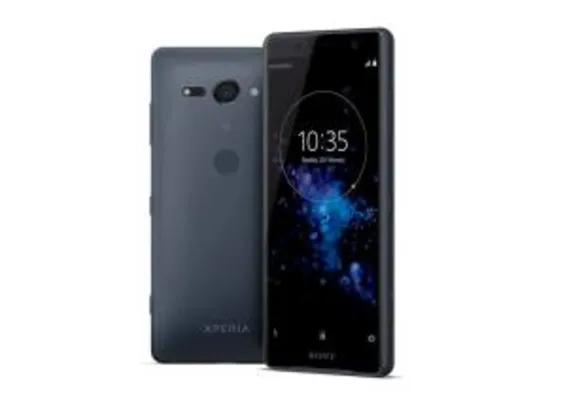 Xperia XZ2 Compact, com tela compacta de 5" FHD no formato 18:9, Super câmera lenta 960 fps Full HD e 64 GB