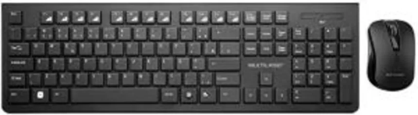 [PRIME] MULTILASER Combo Teclado e Mouse Sem Fio - R$50