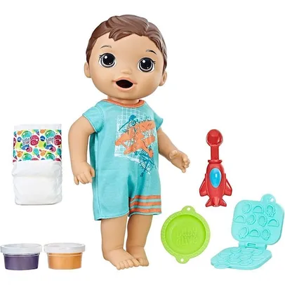 Boneca Baby Alive Garoto Ba Snackin Luke