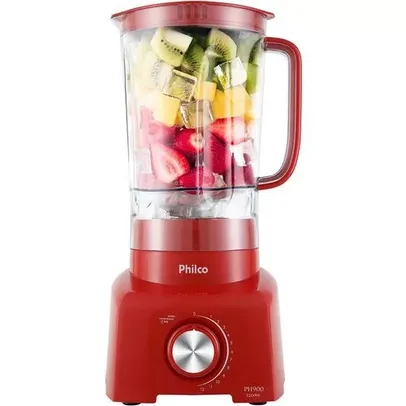 Liquidificador Philco PH900 2L 12 velocidades 900W Vermelho