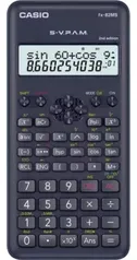 Calculadora Científica 240 Funções Fx-82ms Casio com Capa Cor Preto