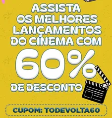 Centerplex Cinemas - 60% off no Ingresso