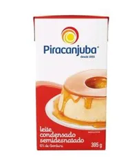 [Cliente ouro] Leite Condensado Semidesnatado Piracanjuba 395g | R$3,33