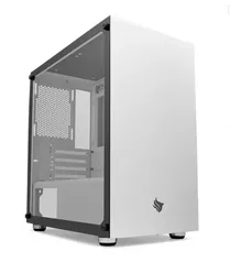 Gabinete Gamer Pichau HX300 White Lateral Vidro, PG-HX3-W01