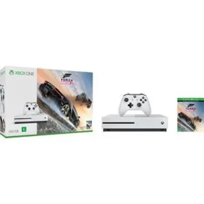 Xbox One S 500GB + Game Forza Horizon 3 - R$ 1187,11