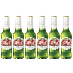 Cerveja Stella Artois Long Neck 330ml Pack - 6 unidades